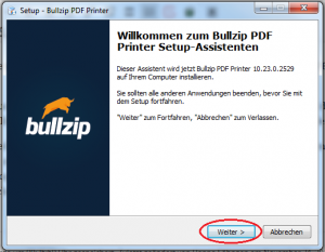 Setup-Bullzip-Installation-akzeptieren-Weiter-markiert